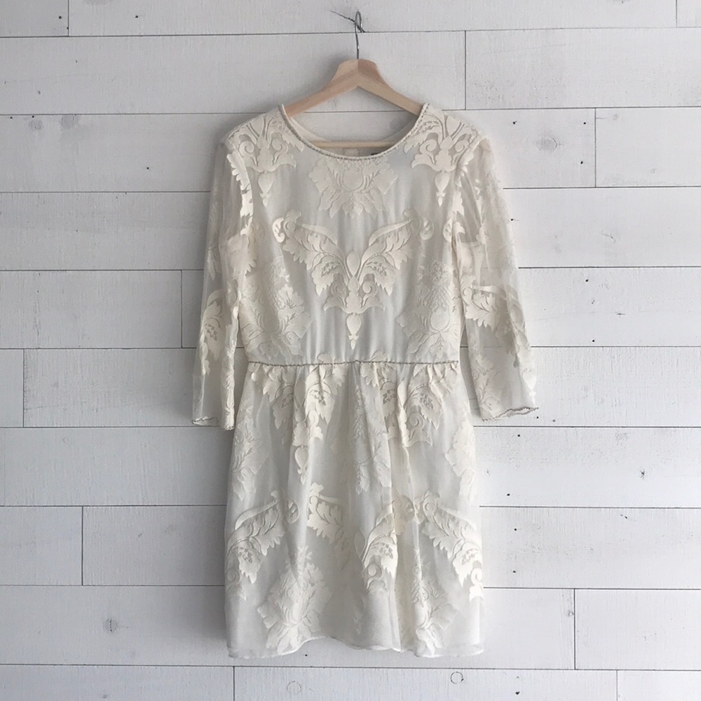 Dolce Vita Silk Lace Cocktail Dress